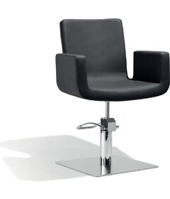 Židle ATTRACTIO čtvercová podstava, černá 