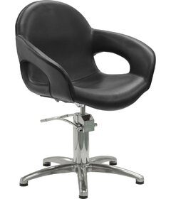 Sibel kadeřnícka křeslo Capricious krížová podstava - čierna