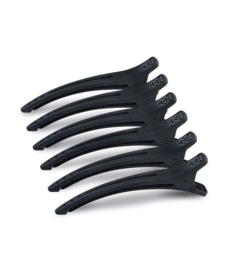 Sibel Colorproof 6ks klipy do vlasů, černé