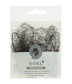 2ks síťka na vlasy černá