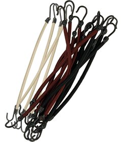 12ks gumičky s háčkem, různé barvy