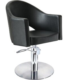 Sibel Magnus kadeřnická židle černá, kruhová podstava