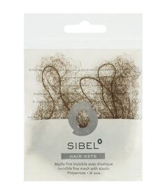 2ks síťka na vlasy světle hnědá