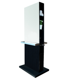 Reflexi-WORKING STATION BLACK / MIRROR DOUBLE SIDE SIBEL