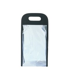 Transparentní taška černá29x15x9cm