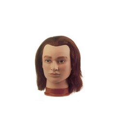 Cvičná hlava JULIEN, 100% lidské vlasy 20-25cm
