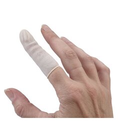 Sibel 100ks latexová ochrana na prsty M, středně velká