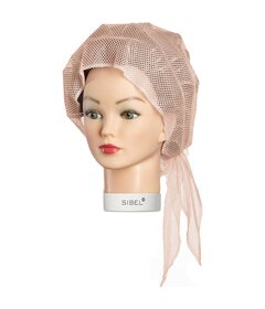 Sibel RESILLE síťka na natáčky, hnědá