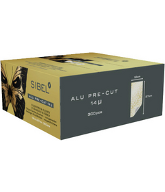 Sibel 300ks 27x12cm 14mikro předstřižená fólie, zlatá