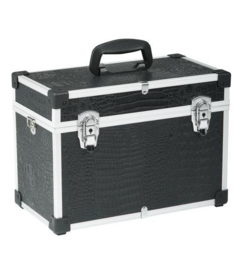 Sibel COMPACT Alu kufřík 38x20x27cm, čierny