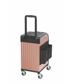 SIBEL ROLLERCOASTER STOOL - ROSE GOLD manipulační vozík