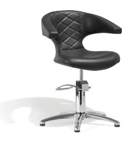 Sibel Sensualis kadeřnická židle černá, hydraulika