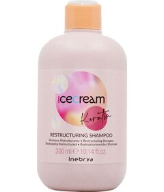 Inebrya Ice Cream Keratin rekonstrukční šampon na poškozené vlasy 300ml