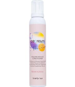 Inebrya Ice Cream Pro-Volume Volume Mousse pěnový kondicionér pro objem vlasů 200ml