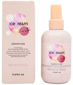 Inebrya Ice Cream Keratin One krém ve spreji 200ml