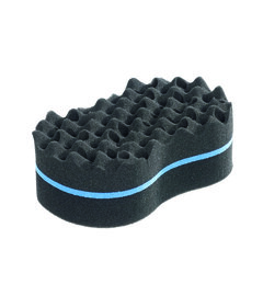 Sibel špongie na vlasy obojstranná černomodrá