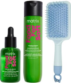 Matrix Food For Soft šampon 300ml + sérum 50ml + My-She SurprisedKitty kartáč