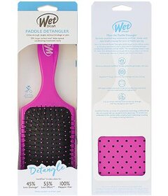 Wet Brush Paddle Detangler kartáč na vlasy, růžový
