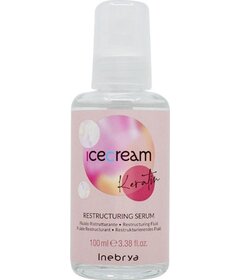 Inebrya Ice Cream Keratin rekonstrukční sérum na poškozené vlasy 100ml