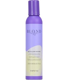 Inebrya Blondesse No-Yellow Mousse pěnový fialový kondicionér na blond vlasy 250ml