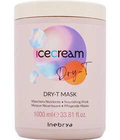 Inebrya Ice Cream Dry-T hydratační maska na suché vlasy 1000ml