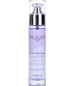 Inebrya Blondesse Blond Miracle Drops vyživující olej na blond vlasy 50ml