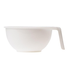 Sibel ERGO miska na barvení s ručkou 13cm, bílá