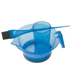 Sibel set 3ks na barvení a melírování vlasů, modrý