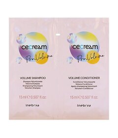 Inebrya Ice Cream Pro-Volume šampón 15ml + Volume kondicionér 15ml