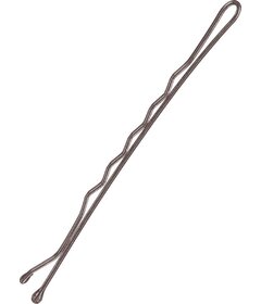 Sibel 300ks vlnité sponky do vlasů 70mm, hňedé