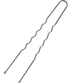 Sibel 25ks vlnité vlásenky 70mm, hňedé