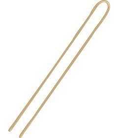 Sibel 400ks rovné vlásenky 50mm, zlaté