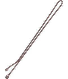 Sibel 300ks rovné sponky do vlasů 60mm, hňedé