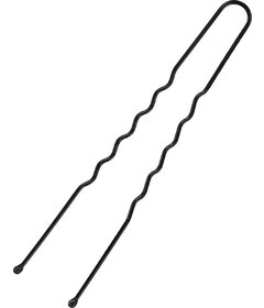 Sibel 400ks vlnité vlásenky 70mm, černé