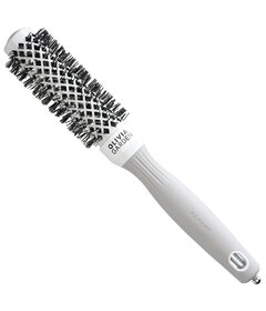 Olivia Garden BlowOut Shine White & Grey kartáč na vlasy 25mm