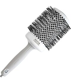 Olivia Garden BlowOut Shine White & Grey kartáč na vlasy 65mm