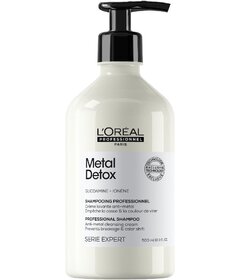 L'Oréal Professionnel Metal Detox čistící šampon na barvené a poškozené vlasy 500ml