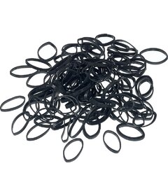 Sibel 500ks gumičky do vlasů 20mm, černé