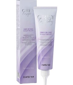 Inebrya Grey By Day Scalp Relief předšamponová čisticí kúra na pokožku hlavy 150ml
