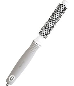 Olivia Garden BlowOut Shine White & Grey kartáč na vlasy 15mm