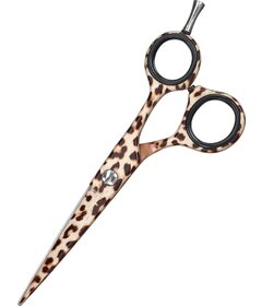 Sibel Leopard kadeřnické nůžky na vlasy 5.5"