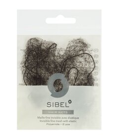 2ks síťka na vlasy tmavě hnědá