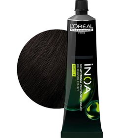 L'Oréal Professionnel INOA permanentní barva na vlasy bez amoniaku 4.15 60g