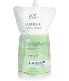 Wella Professionals Elements Calming zklidňující šampon na suchou pokožku hlavy 1000ml, náplň