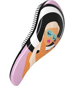 Sibel D-Meli-Melo Retro Summer kartáč na vlasy, růžový