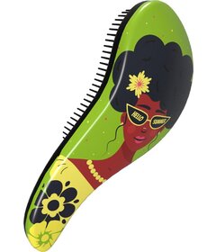 Sibel D-Meli-Melo Retro Summer kartáč na vlasy, zelený