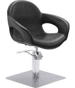 Sibel CAPRICIOUS kadeřnická židle černá, čtvercová podstava