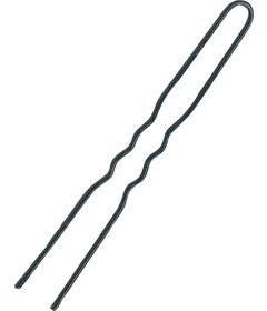 500g vlnkové vlásenky 70mm, černé