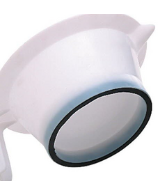 Sibel miska na barvení vlasů s rukojetí 13,5cm, bílá