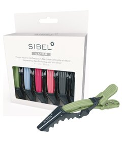 Sibel Gator 6ks klipy do vlasů 11cm, různé barvy